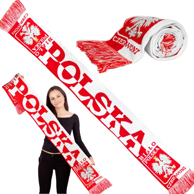 DWUSTRONNY SZALIK POLSKI - KIBICA REPREZENTACJI POLSKI