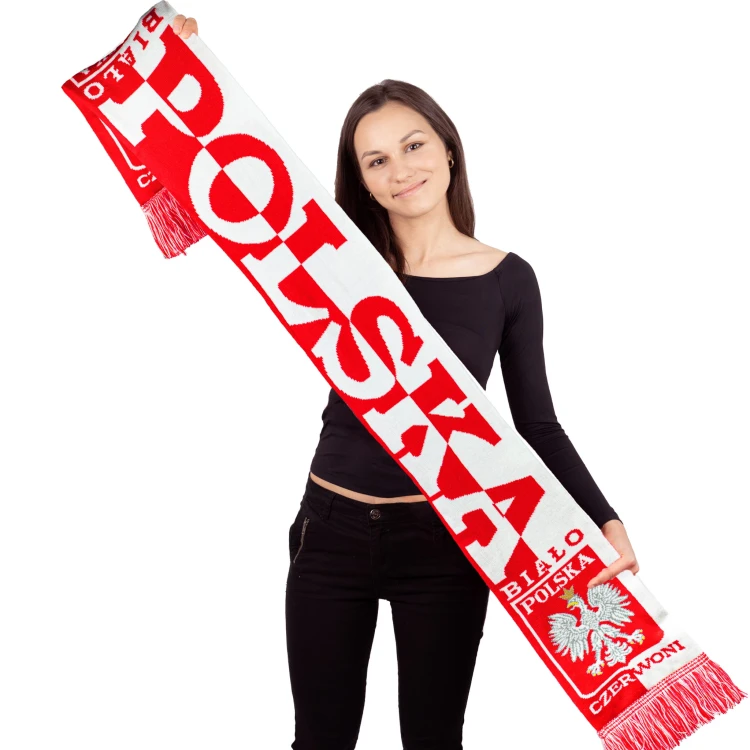 DWUSTRONNY SZALIK POLSKI - KIBICA REPREZENTACJI POLSKI
