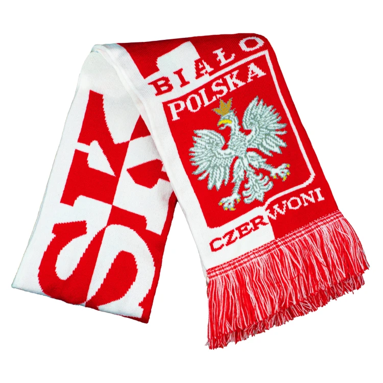 DWUSTRONNY SZALIK POLSKI - KIBICA REPREZENTACJI POLSKI