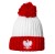 ZIMOWA CZAPKA KIBICA Z POMPONEM