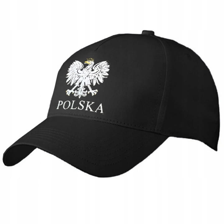 CZAPKA KIBICA z daszkiem Czarna