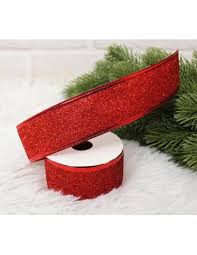 Wstążka Czerwona Tasiemka Satynowa 50mm/22mb